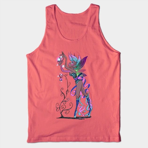 Punk Pixie Ballet Tank Top by JenjoInk